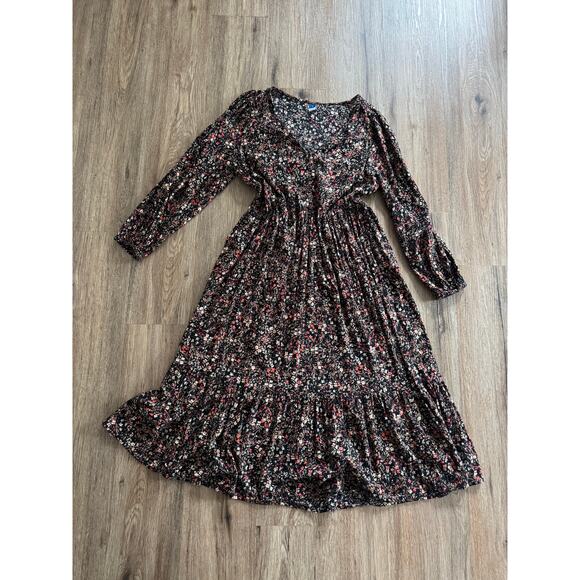 Old Navy Floral Midi Dress - Picture 3 of 10